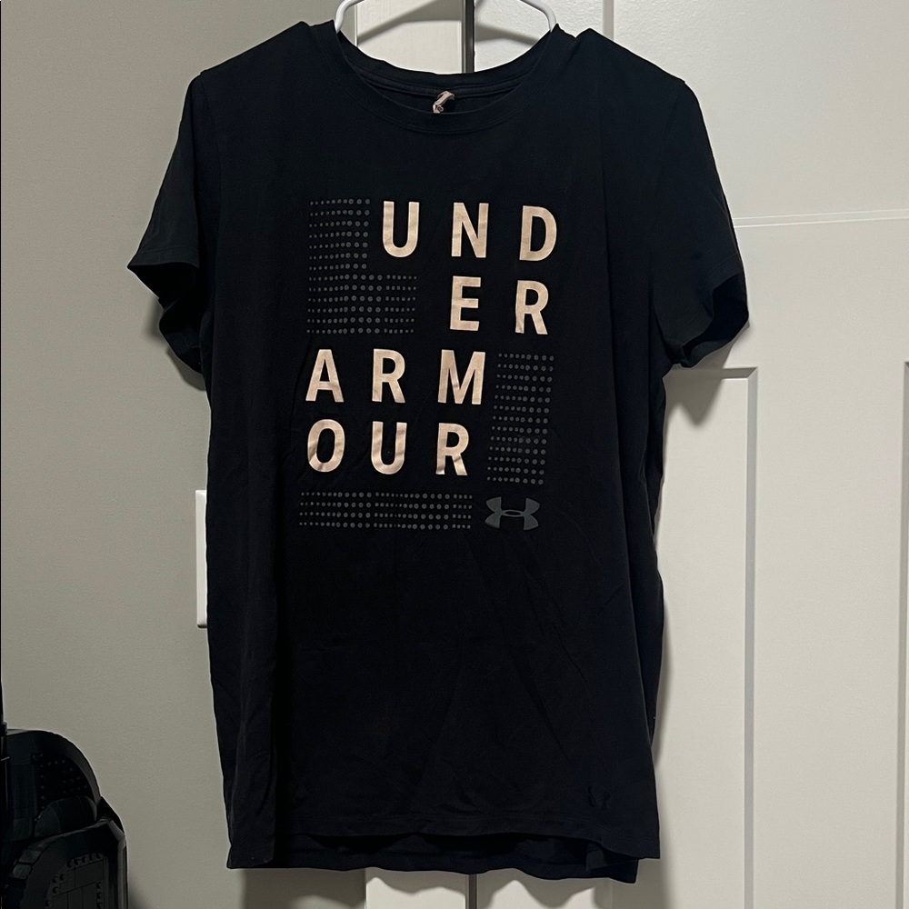 Under Armour Black Tee with Graphic Print